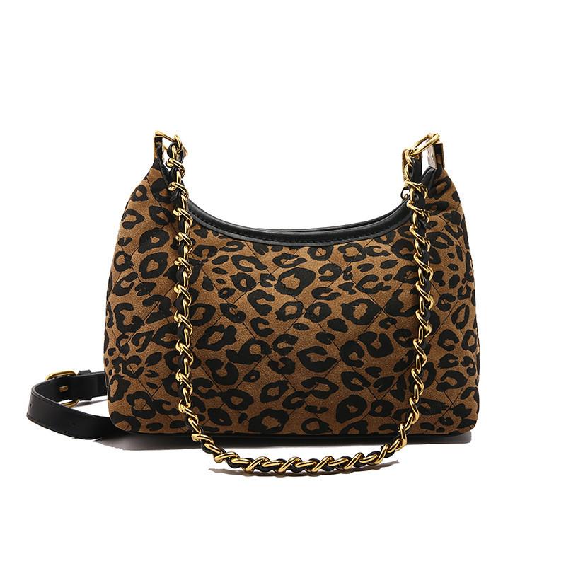 Stylish And Chic Fashion Leopard Print Small Tote Bag For Women Perfect For Winter Use