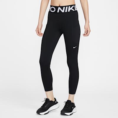 Nike Pro Sports Pants Women s Black/White M
