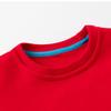 Children's Solid Color Plush Sweatshirt - Long Sleeve Autumn/Winter T-shirt for Kindergarten with Custom Logo Option