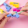 Cute Cartoon Pencil Sharpener, Candy Colors, Ideal for Learning Stationery