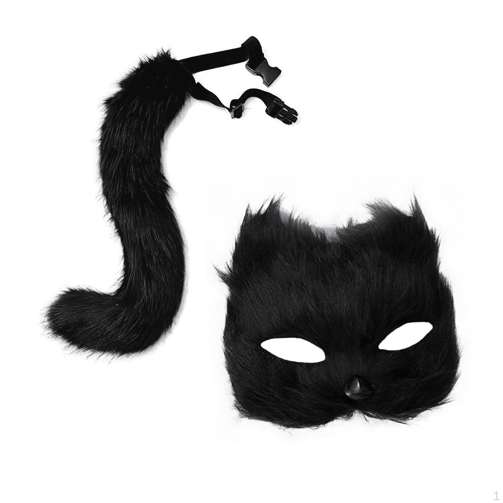 

Animal and Tail Set Long for Halloween Masquerade Performance