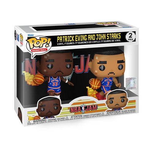 NBA Knicks Patrick Ewing & John Starks 8-bitový pop! Vinyl 2ks