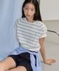 CITYBREEZE Striped Raglan Short Sleeve T-Shirt_3 Colors