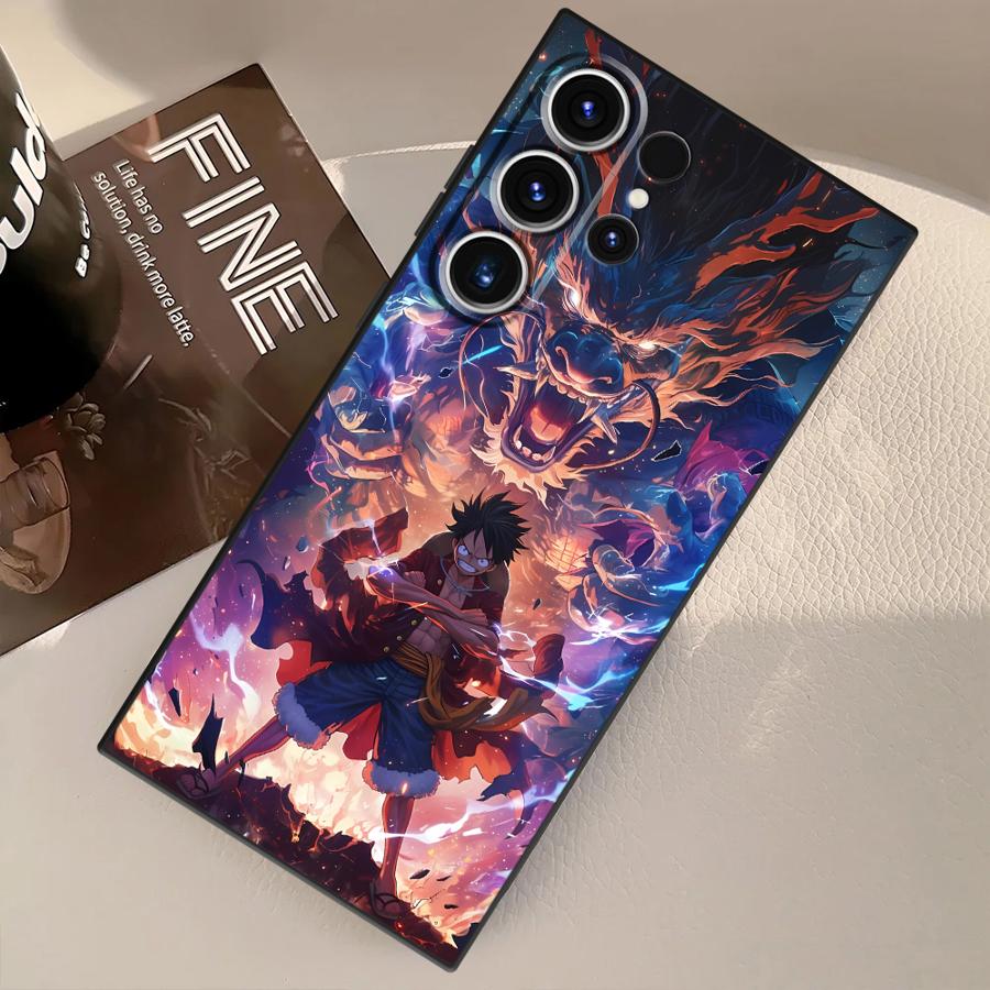 Cool Luffy Anime Case for Samsung Galaxy S22 S23 FE S9 S20 S25 Ultra S24 Plus S21 Funda Phone Cover
