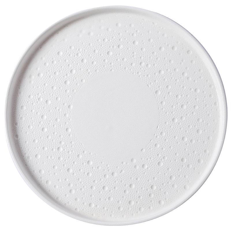 Nordic Minimalist Black & White Ceramic Baking Dish – High-end Display Plate for Influencers, Hotels & Restaurants