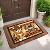 Western Cowboy Cat Doormat Cute Tabby Cat In Cowboy Hat with "Howdy Mawdy" Quote Non Slip Floor Mat for Farmhouse Home