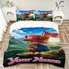 Epic Adventure Awaits Bedding Set Personalized Washable Custom 3Pcs Duvet Cover Pillowcases Soft Microfiber Home Bedroom Gift