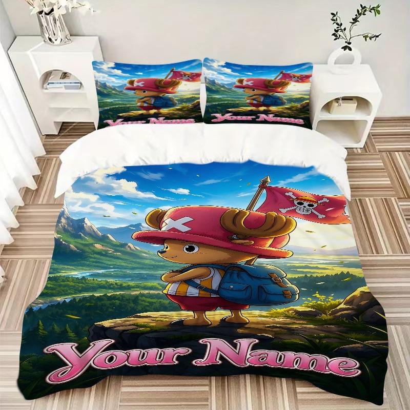 Epic Adventure Awaits Bedding Set Personalized Washable Custom 3Pcs Duvet Cover Pillowcases Soft Microfiber Home Bedroom Gift