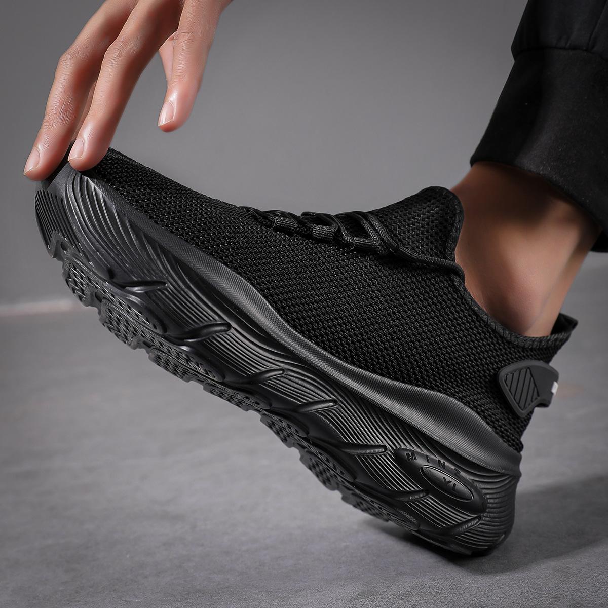 

Men s shoes trendy shoes flying woven breathable large size men s sports shoes casual outdoor sports shoes new shoes 47
