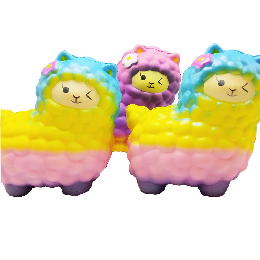 Cartoon Alpaca Stress Relief Toy With Soft Pu Material For Relaxation And Gift Giving