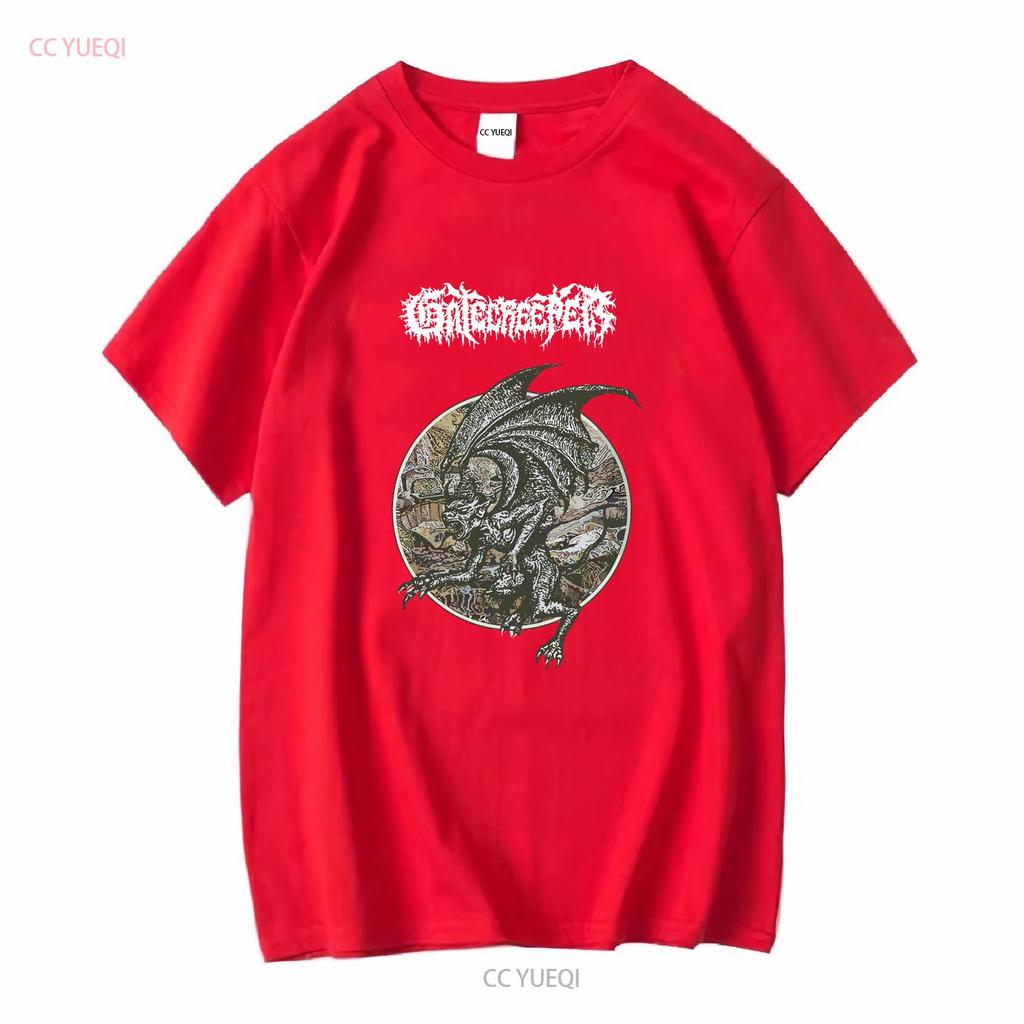 New Gatecreeper American Death Metal Band Deserted Show Left T shirt Size S 2XL long sleeves vintage Washed Versatile Soft