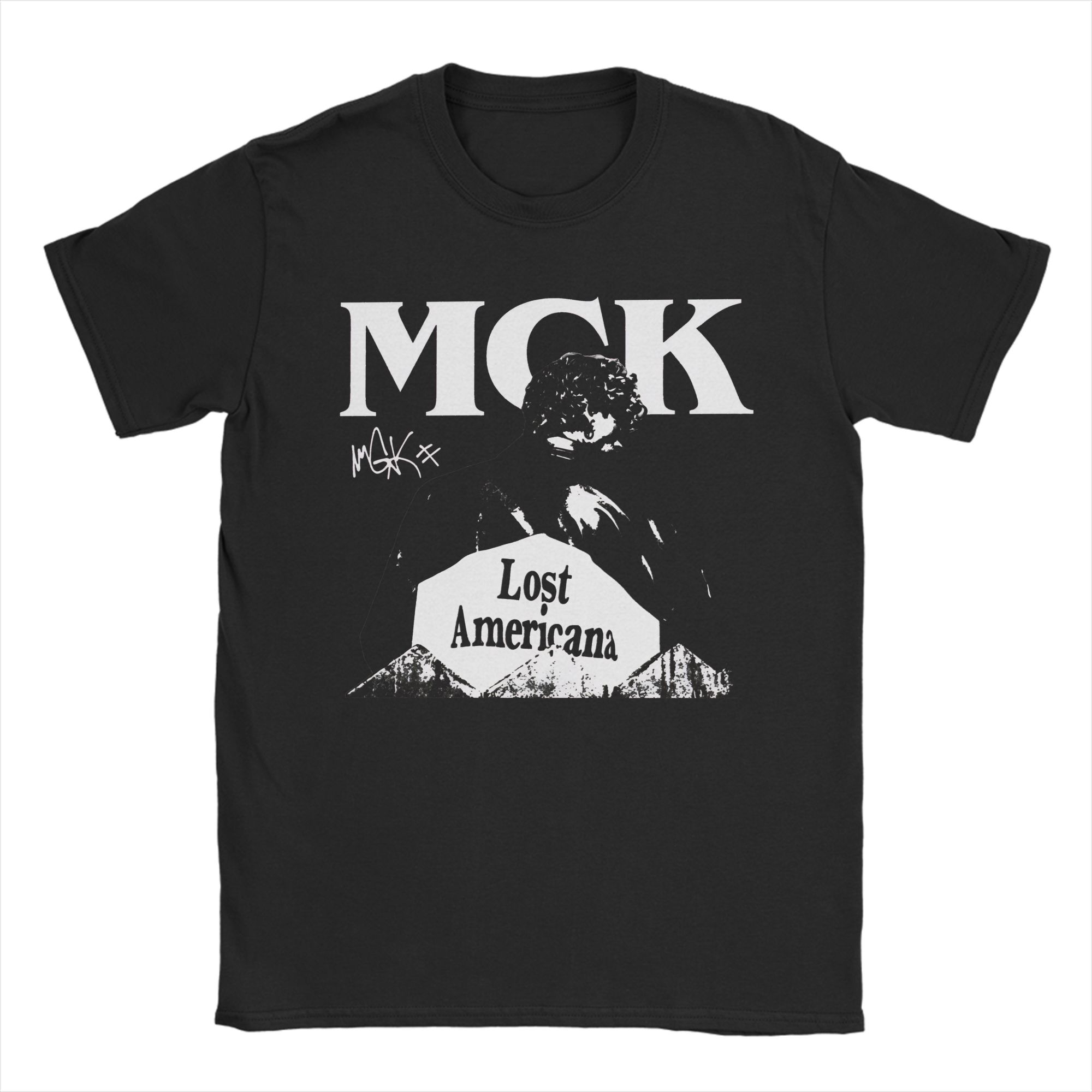 Men Women New Arrival MGK Lost Americana Tour  Tee T Shirt 100% Cotton  T-shirts Clothing S