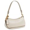 Coach Ashton 25 Removable Shoulder Strap Top Zip Closure Handheld Crossbody Bag Patent Leather Medium Women Handbags Gold Pearl-White CV943-IMPRL
