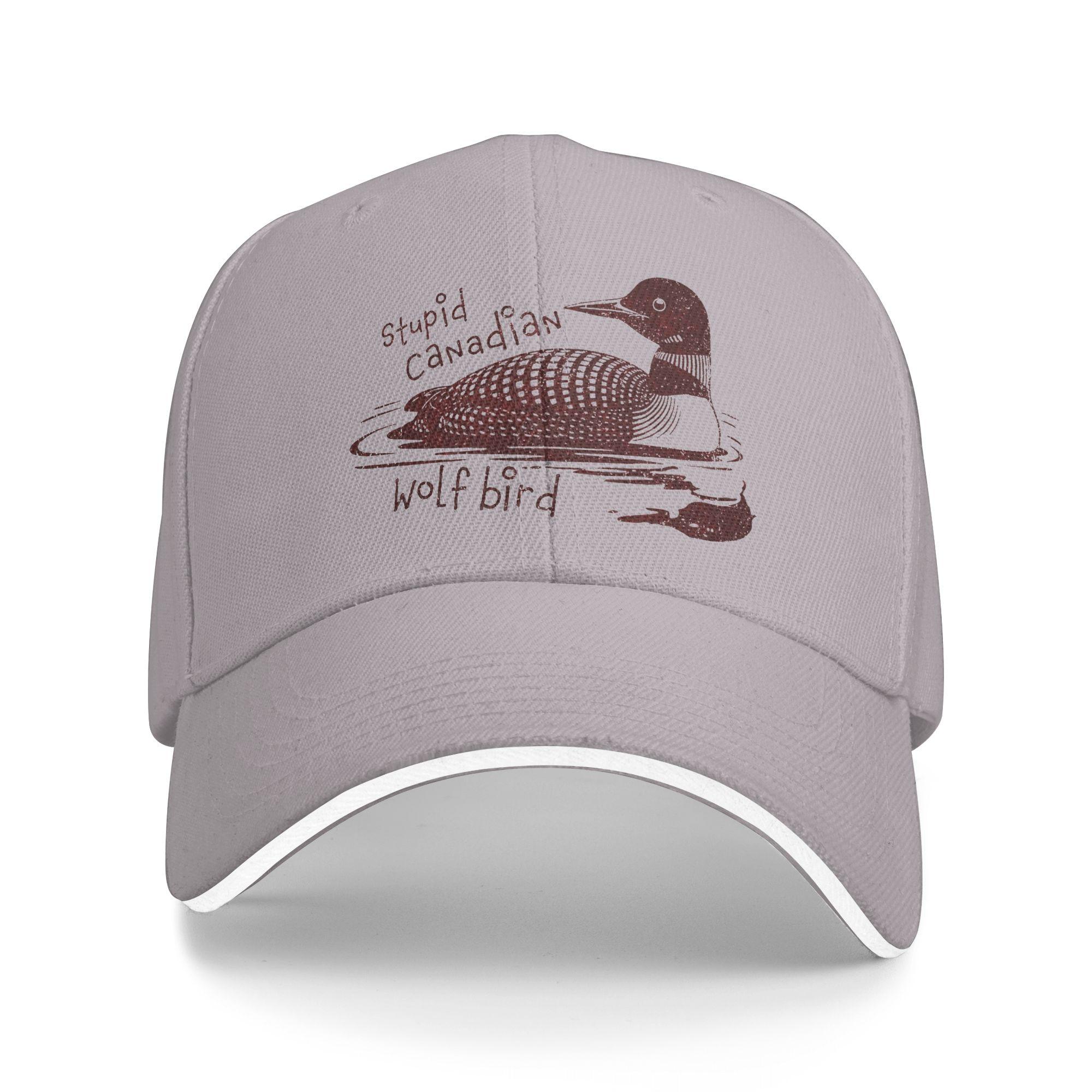 

Heated Rivalry Stupid Canadian Wolf Bird Outfits Men Women Baseball Caps Dad Hat Casual Travel Headwear Snapback Cap One Size