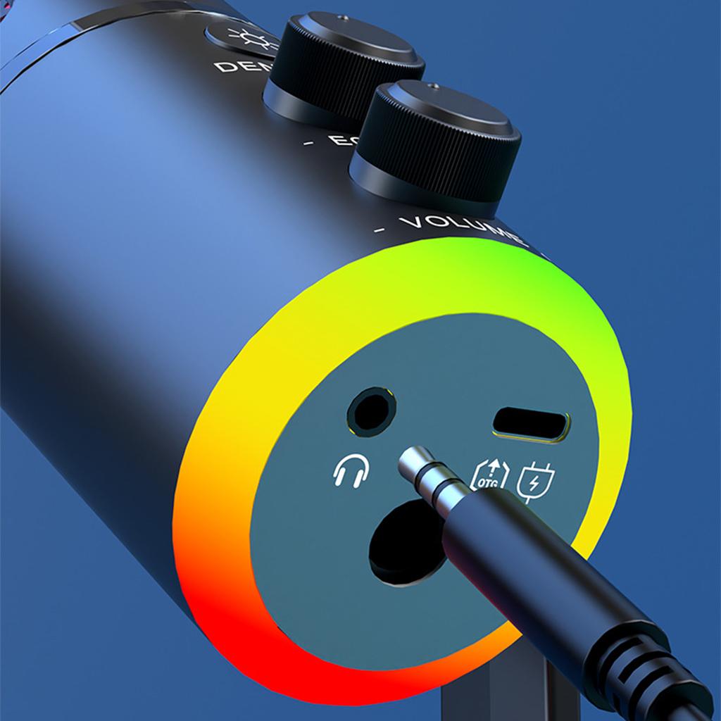 Computer Desktop Noise Reduction Microphone Game Live Karaoke Notebook Voice Anchor Sound Card Condenser Microphone