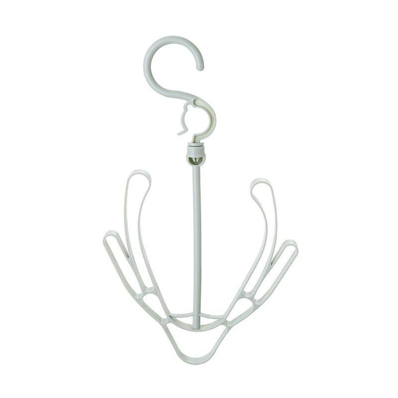 1Pc Mini T Windproof Double Hook Multifunction Plastic Material for Balcony Hanger Shoe Rack Hanging