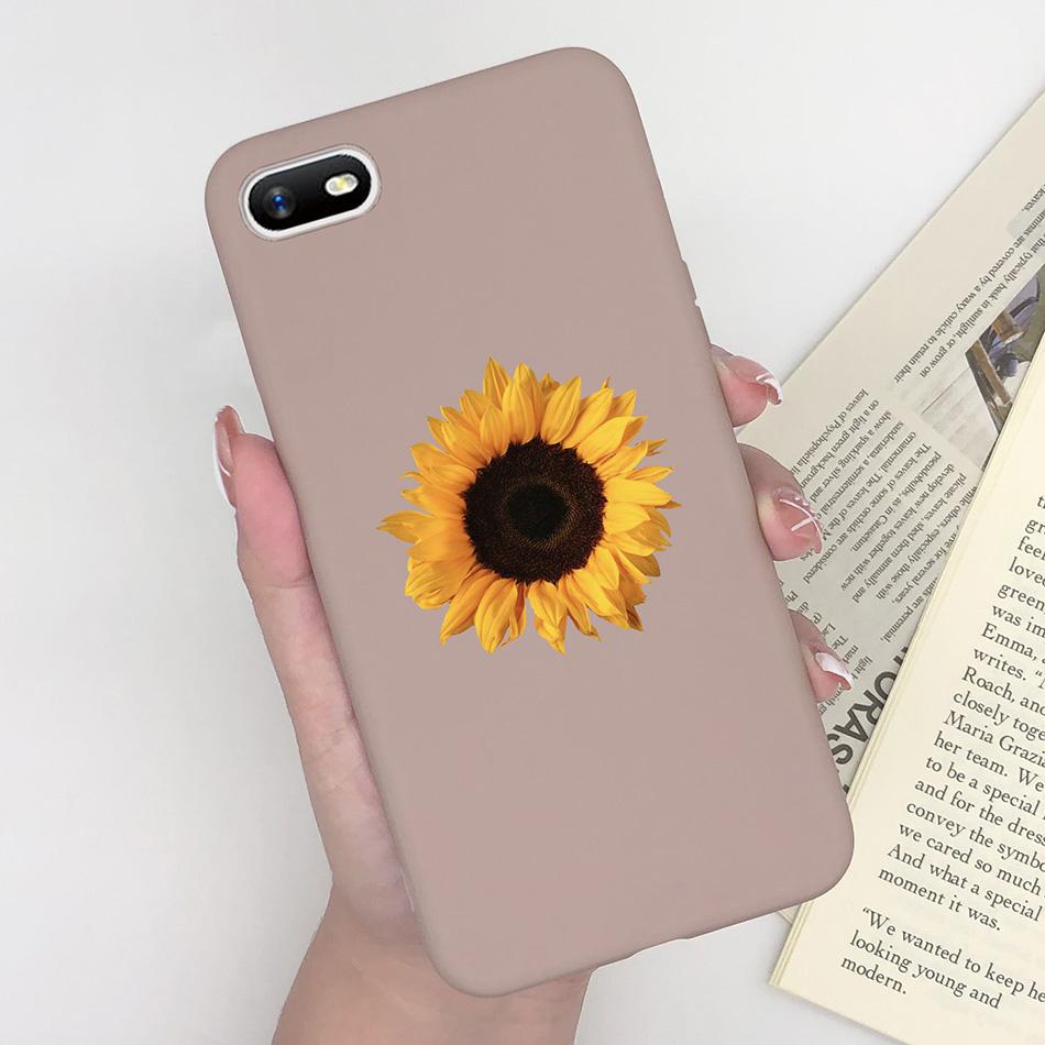 For OPPO A1K Phone Case Daisy Flower Heart Cover Silicone Soft Coque For oppo a1k RMX1941 A1K A1 k Oppo Realme C2 RealmeC2 Funda