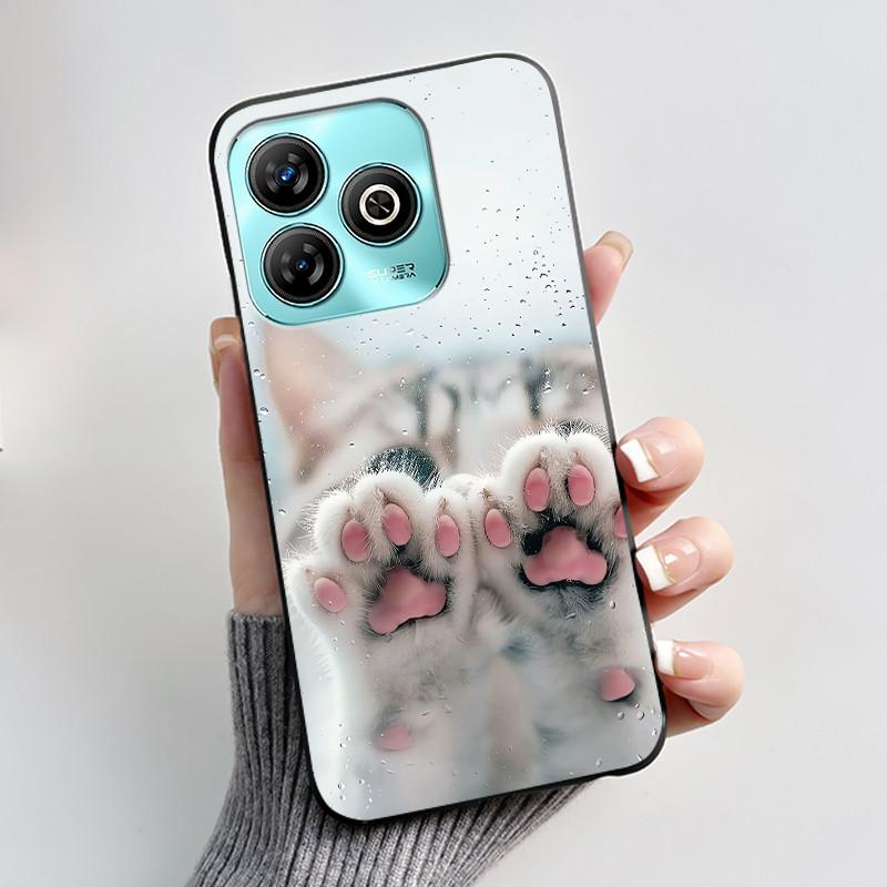 Phone Casing For ZTE Blade A75 4G Case Z2359 Luxury Dragon Cute Cool Boys Girls Black Matte Soft Silicone Protective Back Cover