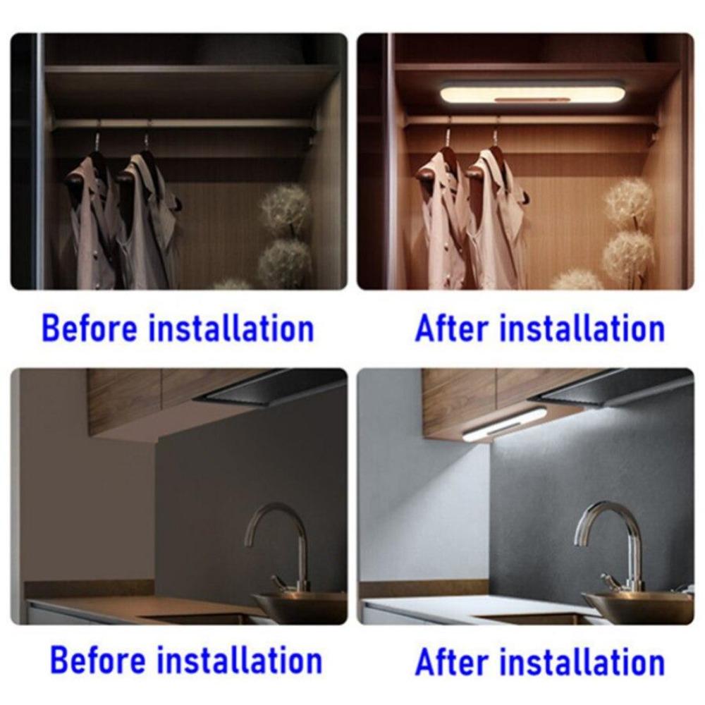 Wireless LED Night Light Motion Sensor Light Closet Night Lamp For Bedroom Kitchen Detector Light Cabinet Staircase Light