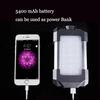 Outdoor Portable 27 LEDs Lantern Lamp Rechargeable Flasher Flashlight Lantern Light with USB Hook 10W 500LM Camping Tent Light