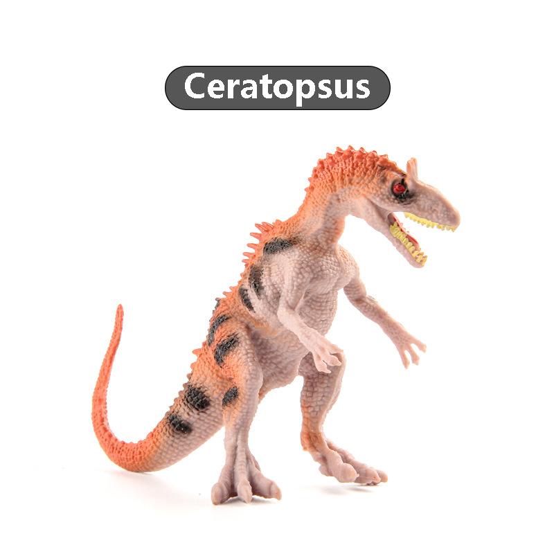 Dinosaur Animals Model Simulation Dinosaur Solid Model Toys Rex Spinosaurus Triratops Action Figures Collection Toy Kids Gifts
