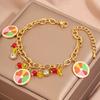 Popular bracelet, titanium steel does not fade, love zircon bracelet, high-end female light luxury niche bracelet, bracelet.