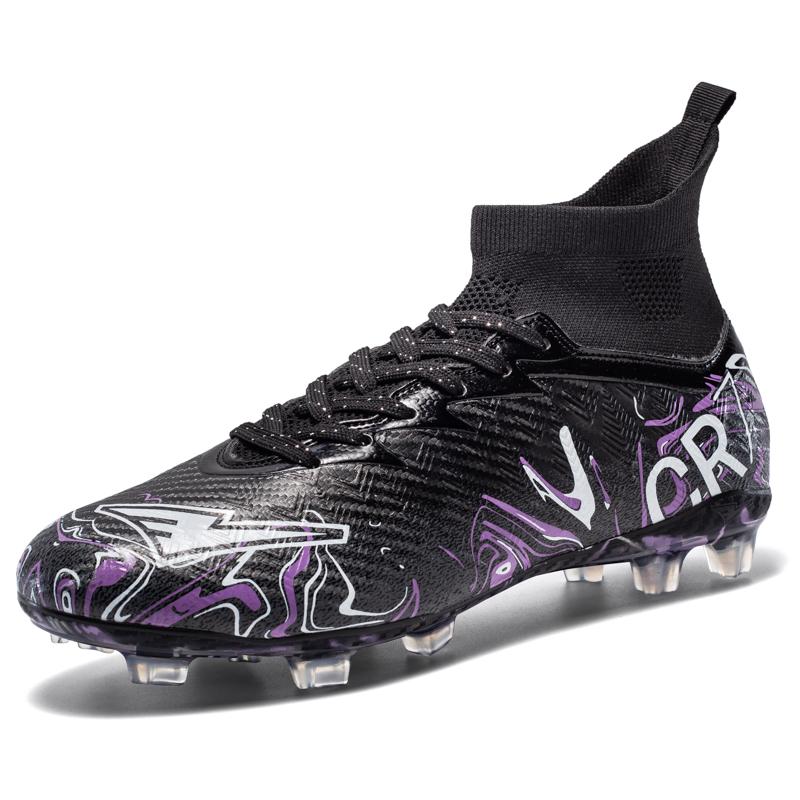 

Men s Soccer Field Boots TF/FG Teenager Football Boots Non-slip Grass Workout Sneakers High Quality Soccer Cleats Footwear 44