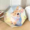Adorable Bunny Perfect for Outdoor Adventures - Auto-Opening Umbrella, Lightweight and Durable Travel Accessory 071