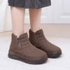 Women's Winter New Thick Sole High Top Snow Boots Round Toe Waterproof Thickened Plush Warm Soft Sole Light Ankle Cotton Boots
