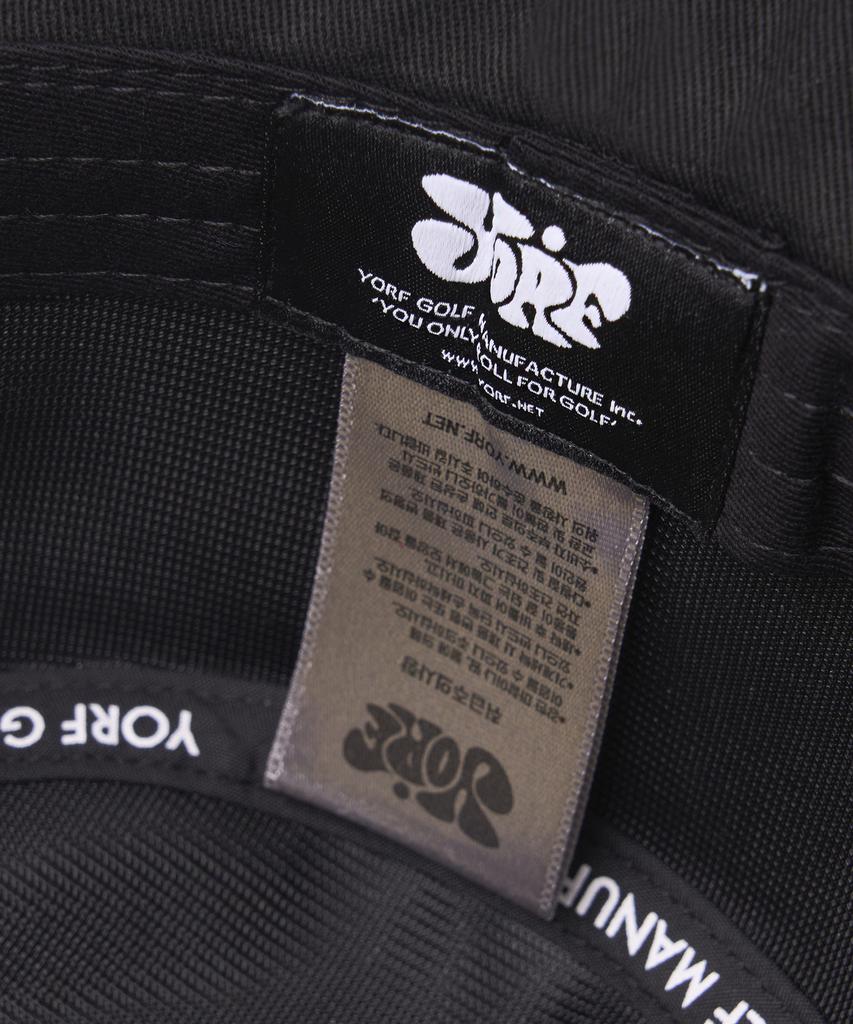 YORF Yorf Twill Bucket Hat Triple Smile Black
