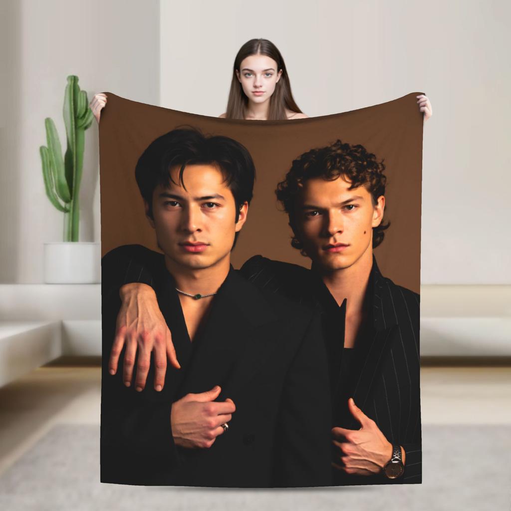 Soft Blanket Travel Shane Hollander Heated Rivalry Throw Blanket  Flannel Bedspread For Couch Chair Sofa Bed Fashion Sofa Bed