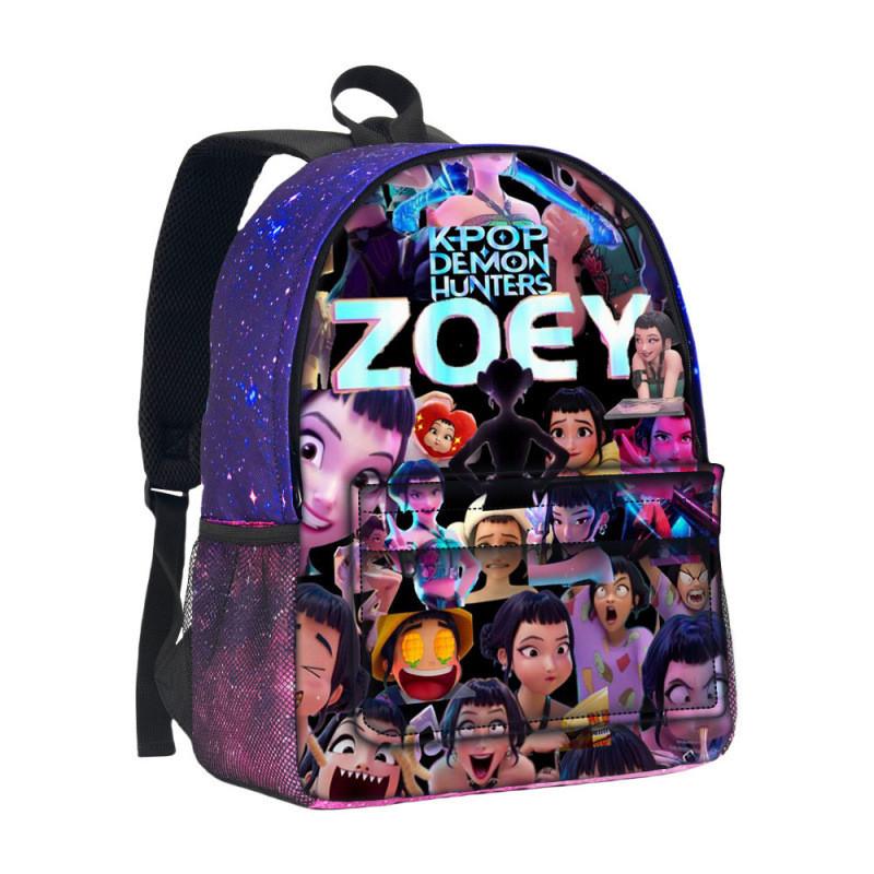 Hunterxhunter Kpop Backpack With Durable Oxford Fabric For School Use