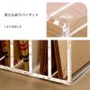 SANRUI Clear Acrylic Multifunctional Desk Organizer with 5 Book Pen and Compartments, Holder, Holder, Non-Slip Design, Space-Saving (Approx.