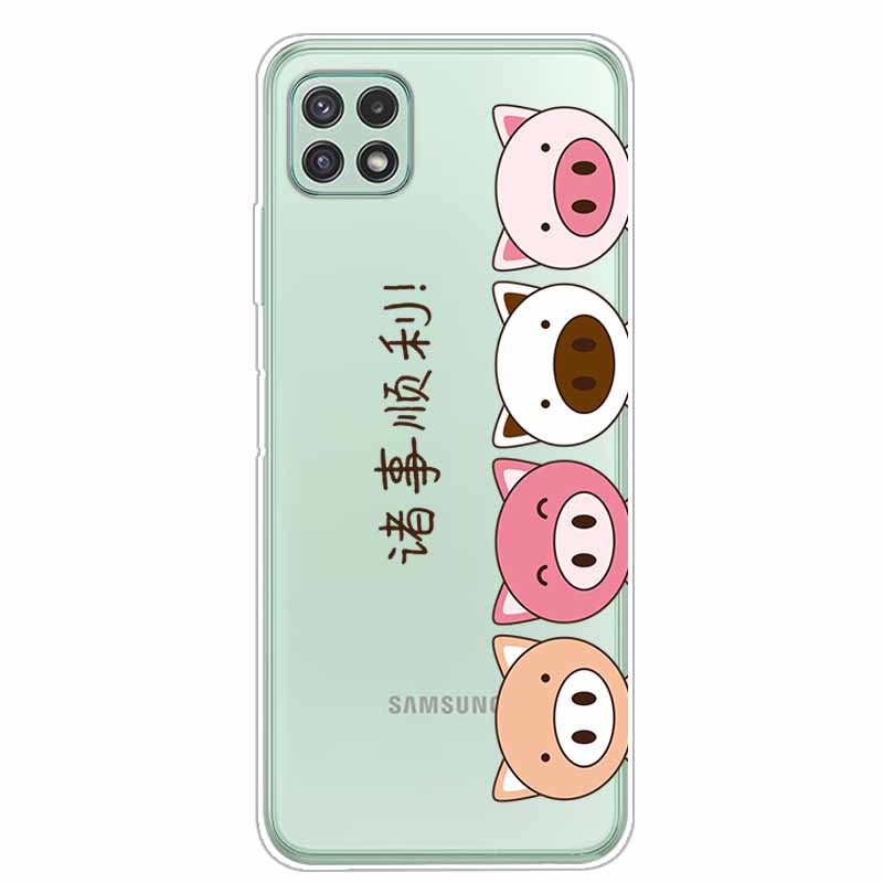 For Samsung A22S 5G Case Transparent Soft TPU Phone Cases for Samsung Galaxy A22s 5G Silicone Cover for Galaxy A22 A 22 S A 22s