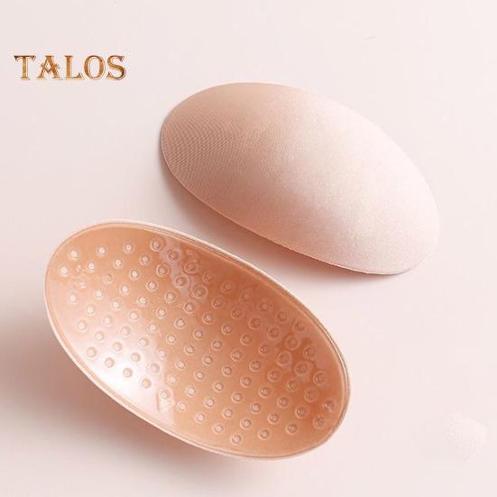 1 Pair Shoulder Pads for High Low Shoulders 3D Self Adhesive Silicone Anti-Slip Sponge Shoulder Push-up Pad Sweat-proof Smooth Curves DIY Clothes