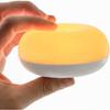 Baby Night Light, 0 Blue-Light Nursery Egg Light for Breastfeeding, Flip Design, Soft BPA Free, 3 Colors & Dimming, Rechargeable Portable Touch
