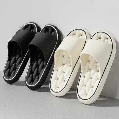 Women's Slippers Non-slip Leaky Bathroom Slippers Casual Men's Slippers Deodorant Beach Shoes Soft Soled Couple Flat Sandals