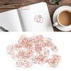 80 Peças Clip de Papel Ferro Formato de Câmera Fofo Marcadores de Página Clip para Planejador com Caixa de Armazenamento para