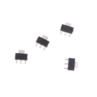 70 delar/set Ams1117 spänningsregulator kit 3,3V 5,0V 2,5V 1,8V 1,5V 1,2V/Ams1117 värden vardera 10 st förpackning