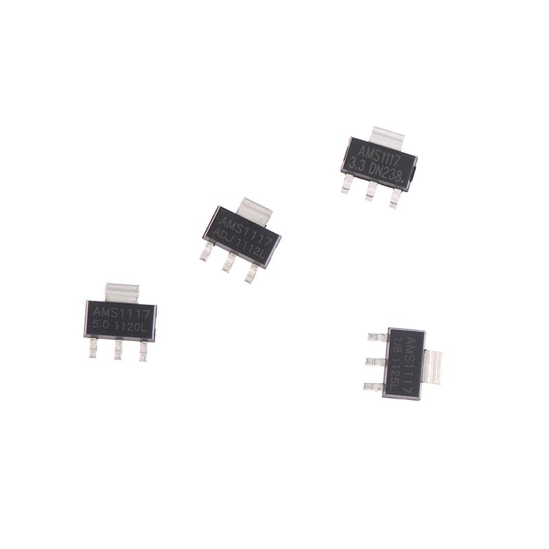 

70 шт./набір Ams1117 Набір регуляторів напруги 3,3 В 5,0 В 2,5 В 1,8 В 1,5 В 1,2 В/Ams1117 Значення кожен пакет по 10 шт.