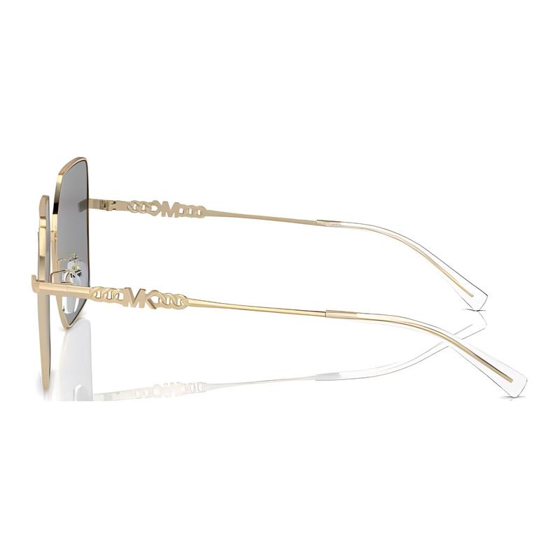 Michael Kors Temple Engraving Aviator Sunglasses Men's Gold