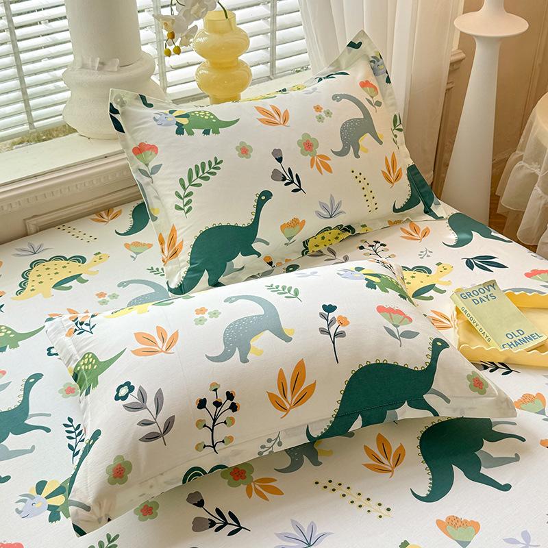 Cotton Pillowcases: Pure Cotton, Simple Style for Home, Dorms, Single & Double Rooms (Single/Pair)