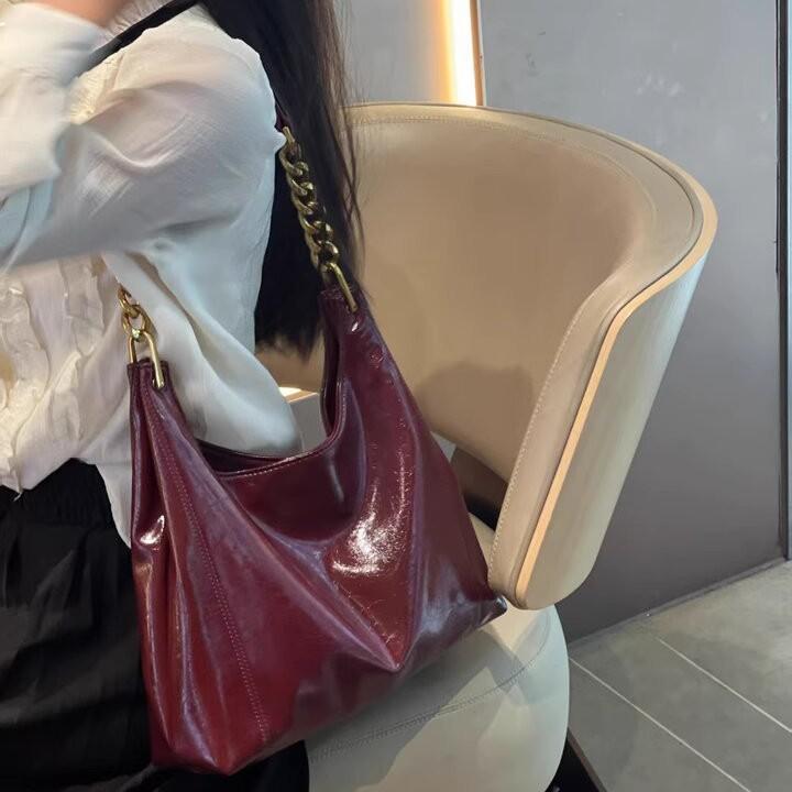 High-end Tote Bag, Large-capacity Women's Bag, Single-shoulder Underarm Bag, Red Wedding Bag, Bridal Bag