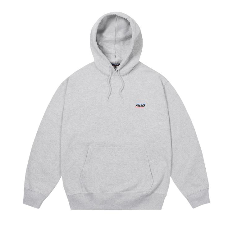 Palace Basically A Hood Grey Marl Unisex Tops P28HD017