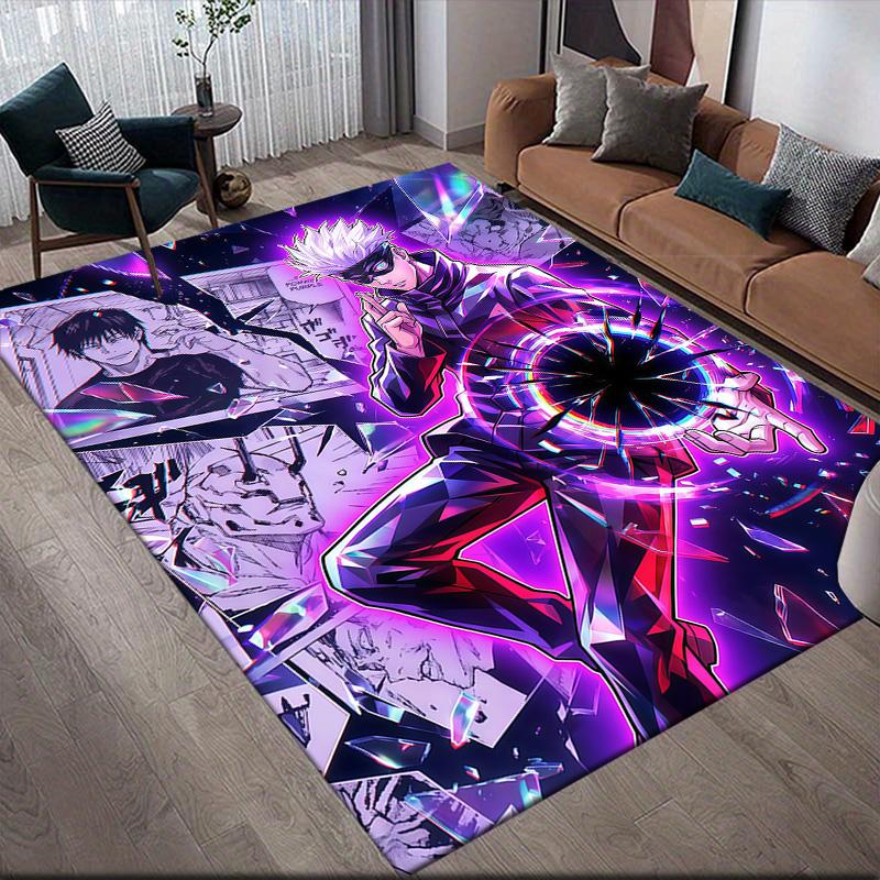 

Jujutsu Kaisen Gojo Series Anti-Slip Rug, Rectangular Carpet for Living Room, Game Room & Sofa Area 60x90cm