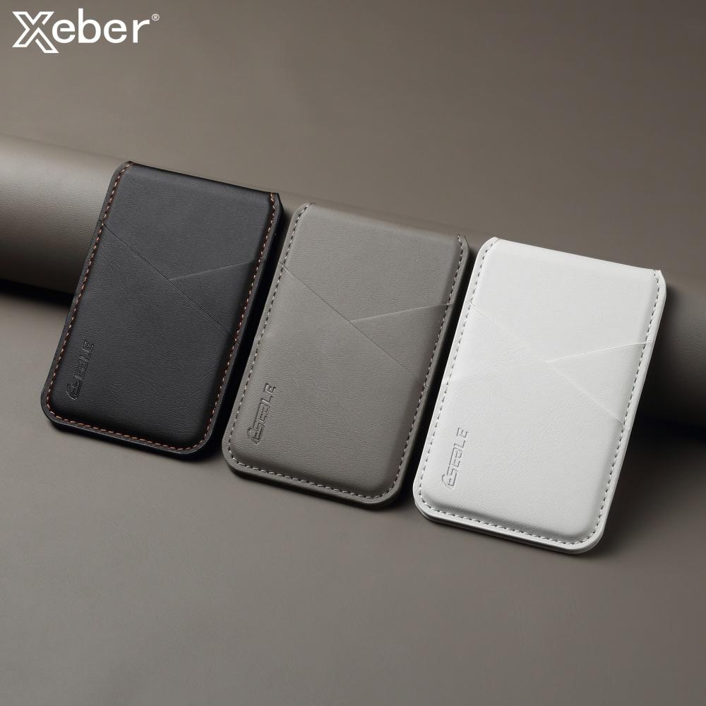 Luxury Leather For Magsafe Magnetic Wallet Slot Card Holder Phone Stand For iPhone 17 Pro Max 16 15 14 Bank ID Card Bag Cover