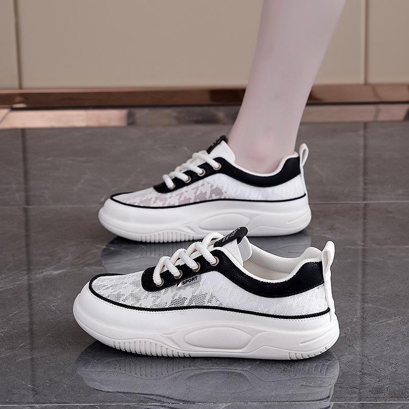 New Women's Flat Sneakers--Lace-up Casual Fashion Hundreds of Non-tired Feet Non-slip Cushioning Arch Support Comfortable Shoes