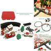 Colorful Electric Led Musical Train With Track Set Perfect For Festive Home Decor