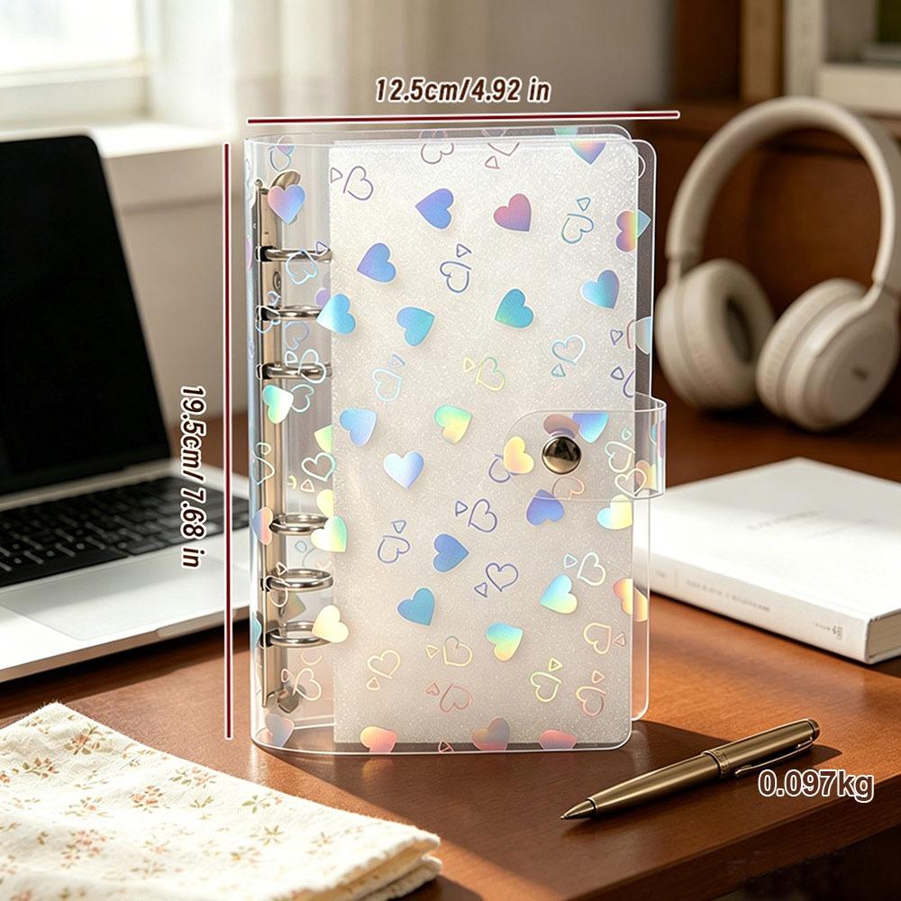 A5/A6/A7/M5 Binder Cover PVC Planner Cover New Loose-Leaf Notebook Shell  Students