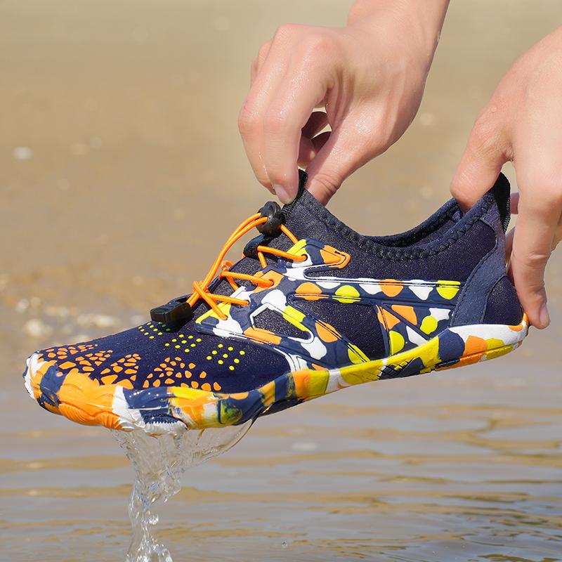 Quick Dry Beach Aqua Sneakers Men Women Breathable Lightweight Water Sports Shoes Non-slip for Outdoor Wading Surfing Diving